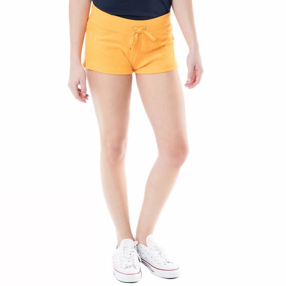 Γυναικείο σορτς Bling Snap Pocket Terry Juicy Couture πορτοκαλί 1 Γυναικείο σορτς Bling Snap Pocket Terry Juicy Couture πορτοκαλί