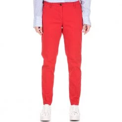 Γυναικείο παντελόνι G-STAR RAW BRONSON MID SKINNY CHINO κόκκινο