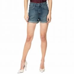 Γυναικείο ψηλόμεσο τζιν σορτς G-STAR RAW 3301 Ultra High μπλε