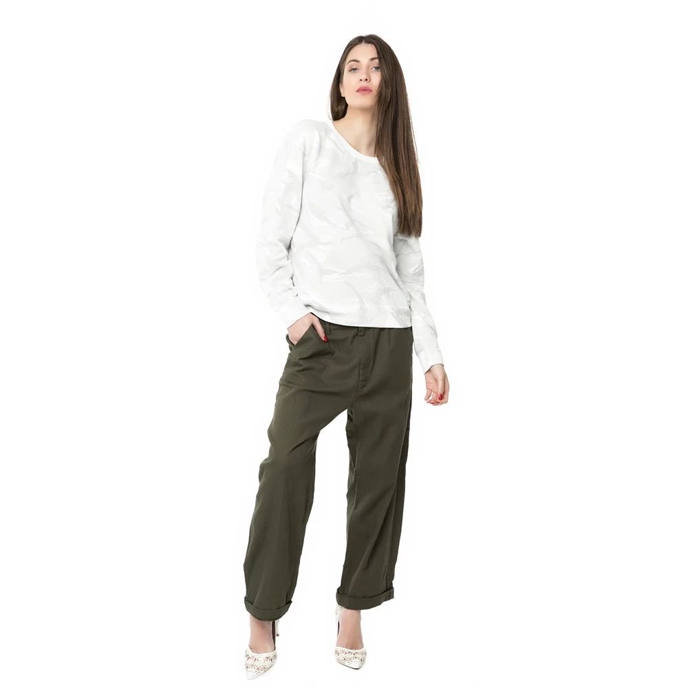 G-STAR RAW Γυναικείο ψηλόμεσο παντελόνι Bristum Mid 3D Loose χακί 4 G-STAR RAW Γυναικείο ψηλόμεσο παντελόνι Bristum Mid 3D Loose χακί - Image 4