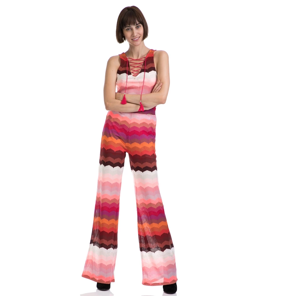 Γυναικείο παντελόνι GUESS πολύχρωμο 4 Γυναικείο παντελόνι GUESS πολύχρωμο - Image 4