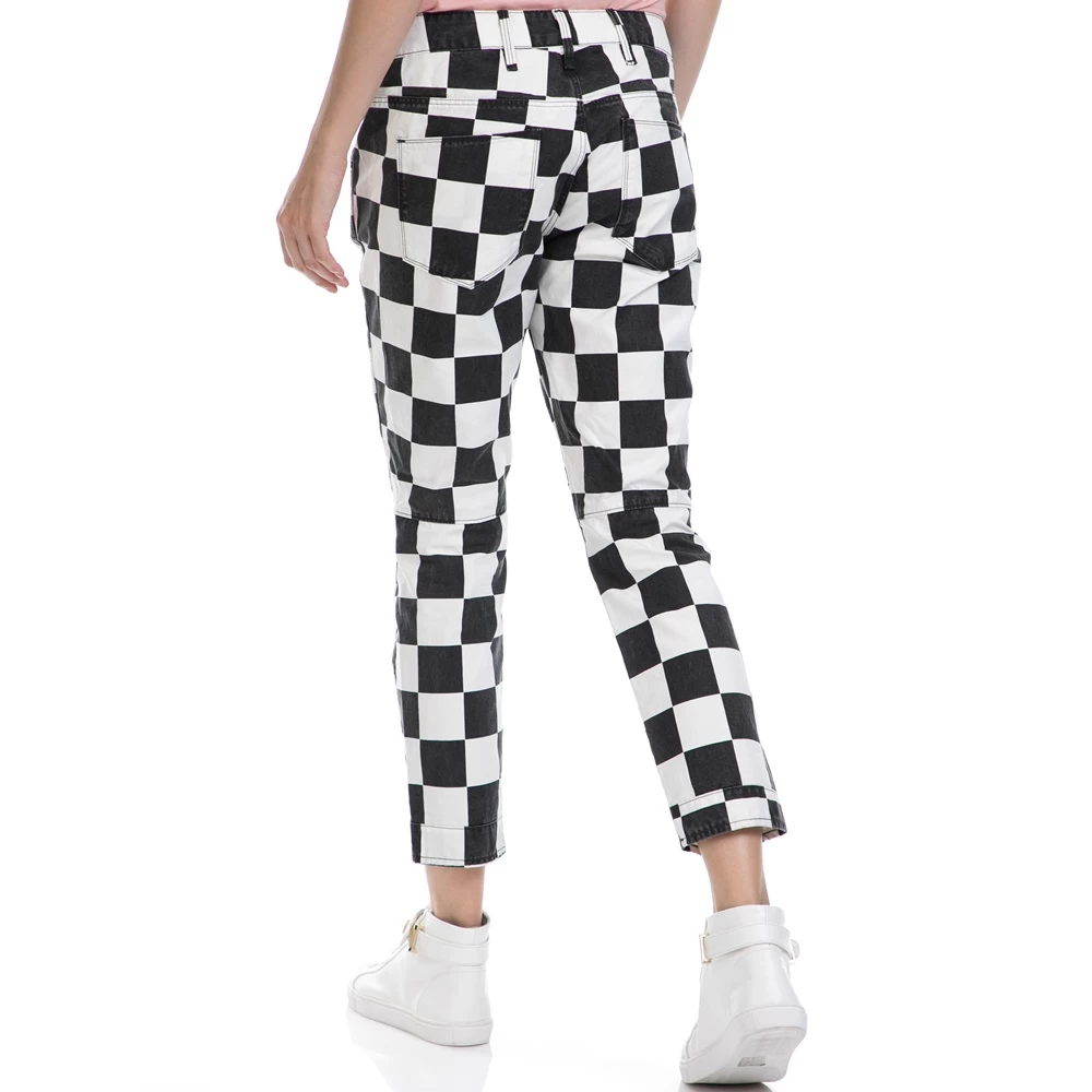 Γυναικείο παντελόνι G-STAR RAW άσπρο-μαύρο 3 Γυναικείο παντελόνι G-STAR RAW άσπρο-μαύρο - Image 3