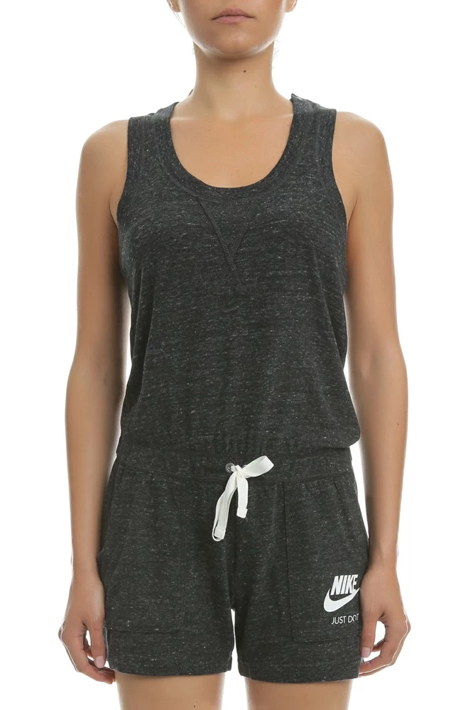 Γυναικεία ολόσωμη φόρμα με σορτς Nike Sportswear γκρι 1 Γυναικεία ολόσωμη φόρμα με σορτς Nike Sportswear γκρι