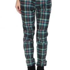 Γυναικείο παντελόνι 3D MID BOYFRIEND COJ G-STAR μαύρο-καρό