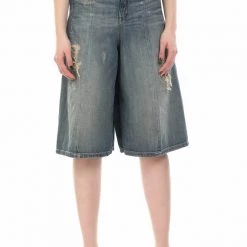 G-STAR RAW Γυναικεία τζιν βερμούδα G-Star μπλε