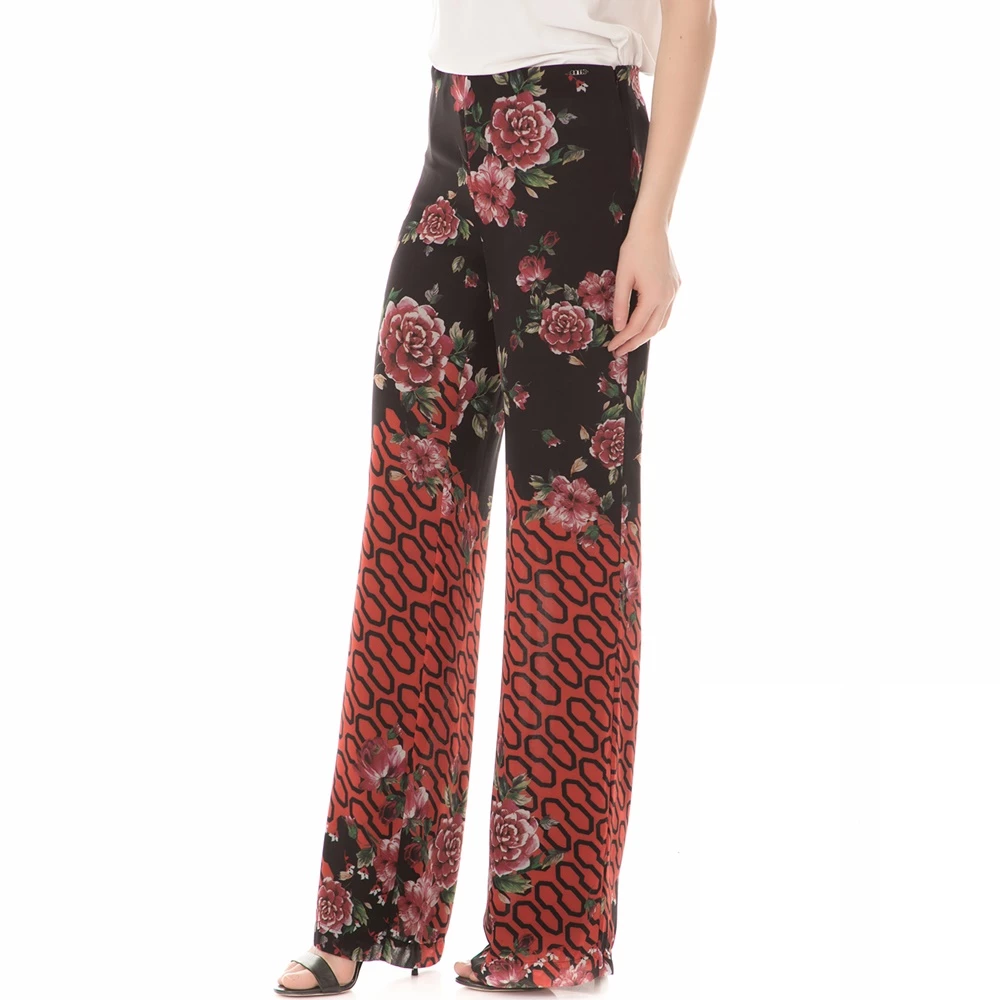 Γυναικείο φαρδύ παντελόνι GUESS REGINA φλοράλ 2 Γυναικείο φαρδύ παντελόνι GUESS REGINA φλοράλ - Image 2