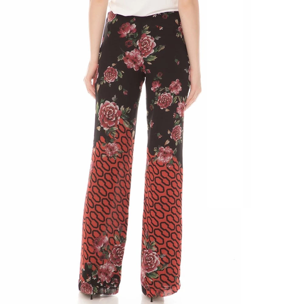 Γυναικείο φαρδύ παντελόνι GUESS REGINA φλοράλ 3 Γυναικείο φαρδύ παντελόνι GUESS REGINA φλοράλ - Image 3