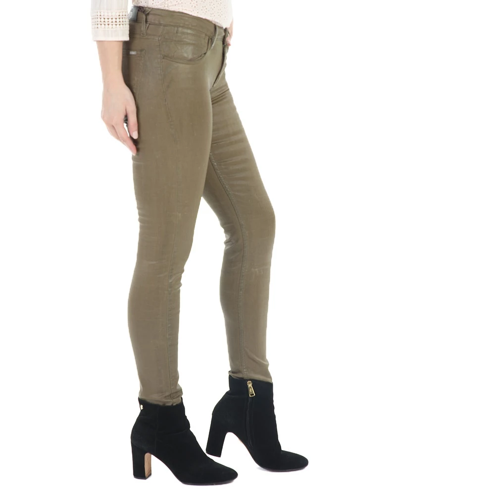 Γυναικείο παντελόνι REIKO NELLYEH χακί 2 Γυναικείο παντελόνι REIKO NELLYEH χακί - Image 2