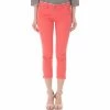 Γυναικείο παντελόνι 40-WEFT κοραλί