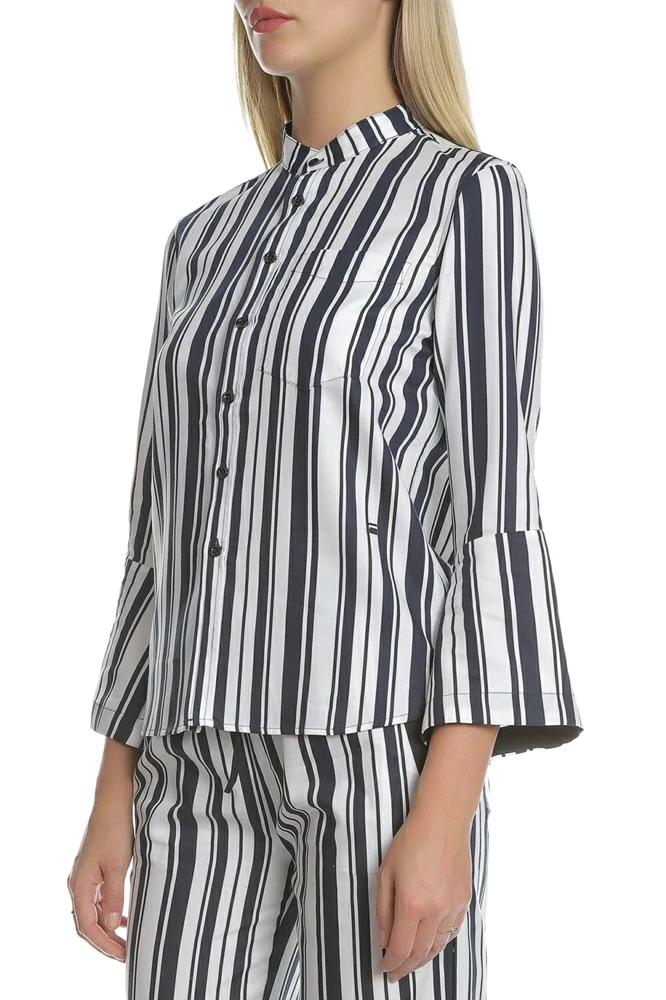 G-STAR RAW Γυναικείο μακρυμάνικο πουκάμισο G-Star μαύρο - λευκό 3 G-STAR RAW Γυναικείο μακρυμάνικο πουκάμισο G-Star μαύρο - λευκό - Image 3