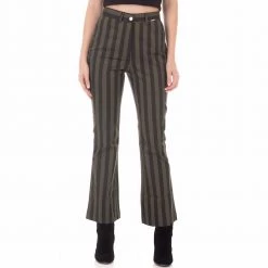Γυναικείο παντελόνι GUESS WIZARD ριγέ