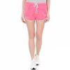 Γυναικείο σορτς MICROTERRY HIGH WAISTED JUICY COUTURE ροζ