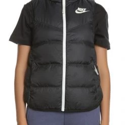 Γυναικείο αμάνικο μπουφάν NIKE WINDRUNNER μαύρο