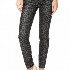 Γυναικείο παντελόνι GAS TASCHE SUMATRA γκρι-μαύρο με μοτίβο