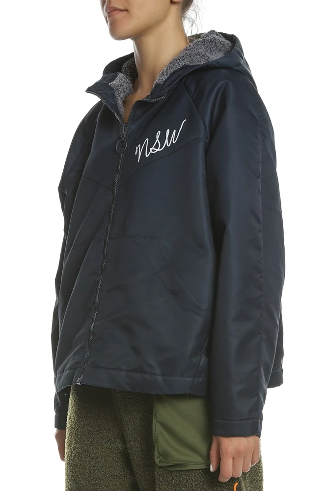 Γυναικείο τζάκετ NIKE JKT FZ SHERPA μπλε 3 Γυναικείο τζάκετ NIKE JKT FZ SHERPA μπλε - Image 3