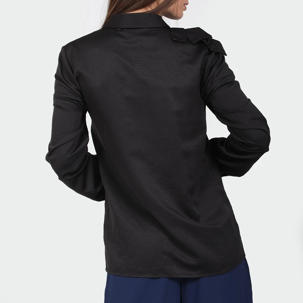 Γυναικείο πουκάμισο SILVIAN HEACH PETRIZZI μαύρο 3 Γυναικείο πουκάμισο SILVIAN HEACH PETRIZZI μαύρο - Image 3