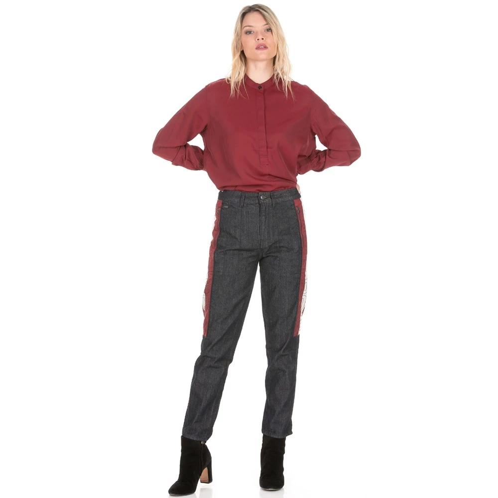 Γυναικείο πουκάμισο G-STAR RAW ROAD SHIRT κόκκινο 4 Γυναικείο πουκάμισο G-STAR RAW ROAD SHIRT κόκκινο - Image 4