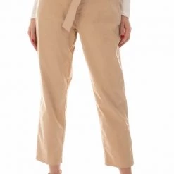 Γυναικείο παντελόνι GUESS HOPE HIGH CHINO μπεζ