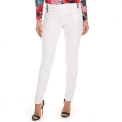 Γυναικείο παντελόνι GUESS MIRELLA λευκό