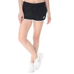 Γυναικείο σορτς Nike NSW HRTG SHORT FLC μαύρο