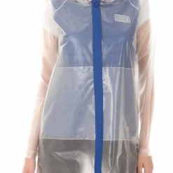 Γυναικείο μπουφάν CIESSE PIUMINI SHARON - HOODY διάφανo-μπλε