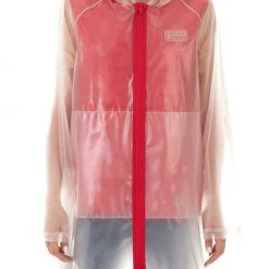 Γυναικείο αδιάβροχο Jacket CIESSE PIUMINI SHARON διάφανο κόκκινο