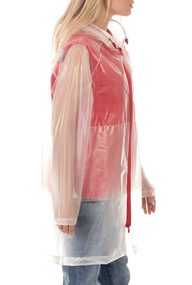 Γυναικείο αδιάβροχο Jacket CIESSE PIUMINI SHARON διάφανο κόκκινο 2 Γυναικείο αδιάβροχο Jacket CIESSE PIUMINI SHARON διάφανο κόκκινο - Image 2