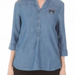 Γυναικεία πουκαμίσα GARCIA JEANS μπλε