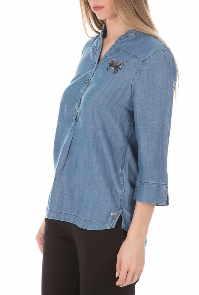 Γυναικεία πουκαμίσα GARCIA JEANS μπλε 2 Γυναικεία πουκαμίσα GARCIA JEANS μπλε - Image 2