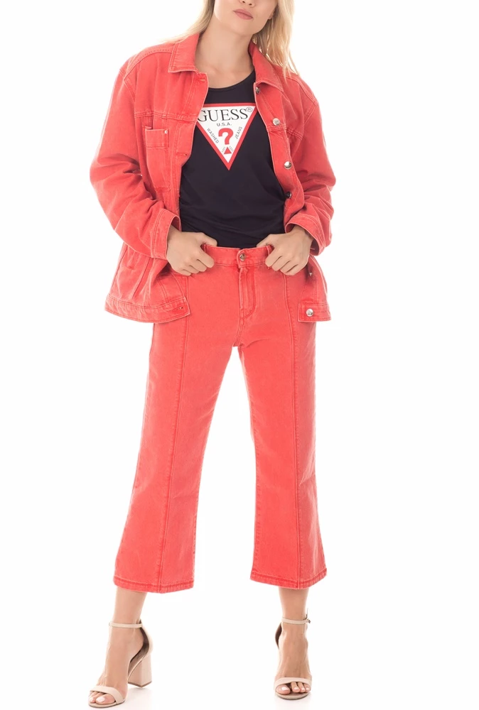 Γυναικείο τζιν Jacket KARL LAGERFELD κοραλί 5 Γυναικείο τζιν Jacket KARL LAGERFELD κοραλί - Image 5