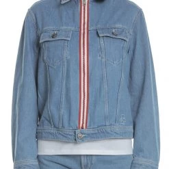 Γυναικείο τζιν Jacket KARL LAGERFELD μπλε