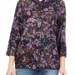 Γυναικείο μακρυμάνικο πουκάμισο GARCIA JEANS μπλε