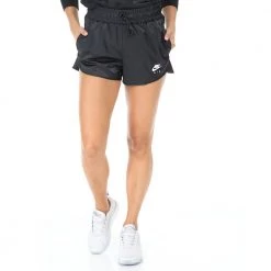 Γυναικείο σορτς NIKE AIR SATIN μαύρο