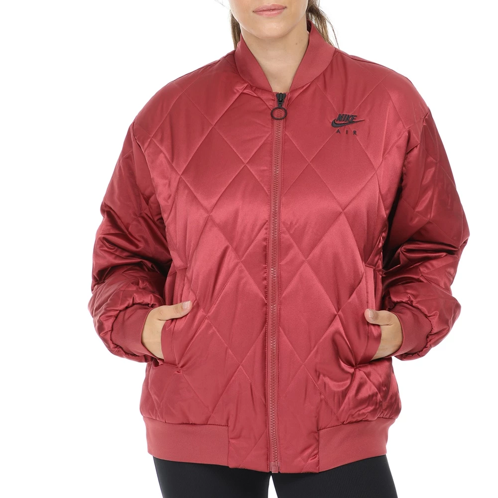 NIKE Γυναικείο μπουφάν ΝΙΚΕ NSW AIR SYN FILL SATIN μπορντό 1 NIKE Γυναικείο μπουφάν ΝΙΚΕ NSW AIR SYN FILL SATIN μπορντό