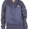 Γυναικείο τζάκετ NIKE AIR SATIN μοβ