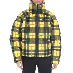 Γυναικείο μπουφάν NIKE FILL JKT STMT AOP κίτρινο