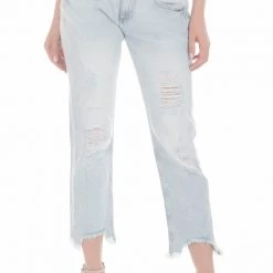 Γυναικείο τζιν παντελόνι REIKO μπλε
