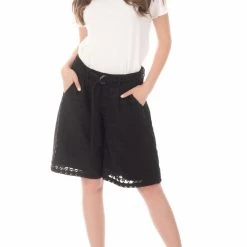 Γυναικείο σορτς NU μαύρο -DealsΠαντελόνια Store 1738923.0 0071 5 nu γυναικείο σορτς nu μαύρο x1000