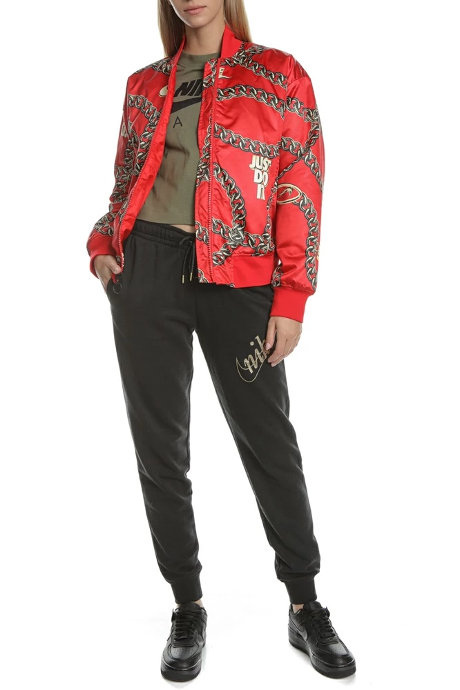 Γυναικείο τζάκετ NIKE κόκκινο 2 Γυναικείο τζάκετ NIKE κόκκινο - Image 2