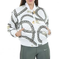 Γυναικείο τζάκετ NIKE SW SYN FILL JKT GLM DNK λευκό