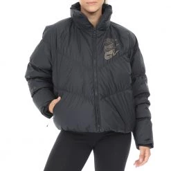 Γυναικείο μπουφάν Nike NSW DWN FILL JKT STMT SHINE μαύρο