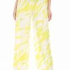 Γυναικεία ψηλόμεση παντελόνα BYBLOS ALGORITMO κίτρινη