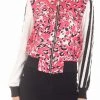 Γυναικείο Bomber Jacket BYBLOS ANIMALIER ροζ