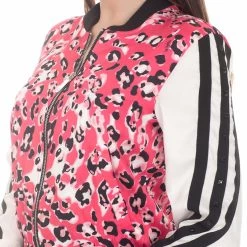 Γυναικείο Bomber Jacket BYBLOS ANIMALIER ροζ -DealsΠαντελόνια Store 1745232.0 0201 4 byblos γυναικείο bomber jacket byblos animalier ροζ x1000