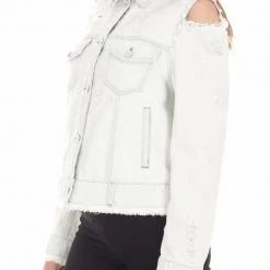 DealsΠαντελόνια Store -DealsΠαντελόνια Store 1745235.0 0005 2 byblos γυναικείο τζιν jacket byblos open shoulder γαλάζιο x1000