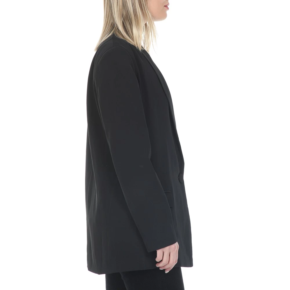 NENETTE Γυναικείο σακάκι Blazer NENETE BACARO GIACCA TRICOTTINA μαύρο 2 NENETTE Γυναικείο σακάκι Blazer NENETE BACARO GIACCA TRICOTTINA μαύρο - Image 2