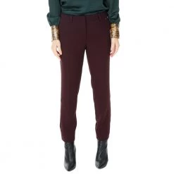Γυναικείο παντελόνι NENETTE EVELINA PANTALONE NEW YORK μπορντό