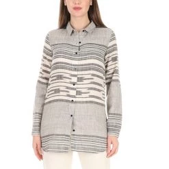 NISO Γυναικείο πουκάμισο Nisω ριγέ