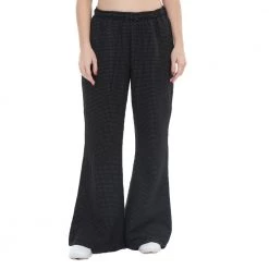 Γυναικείο παντελόνι φόρμας NIKE NSW TCH FLC ENG OH μαύρο λευκό