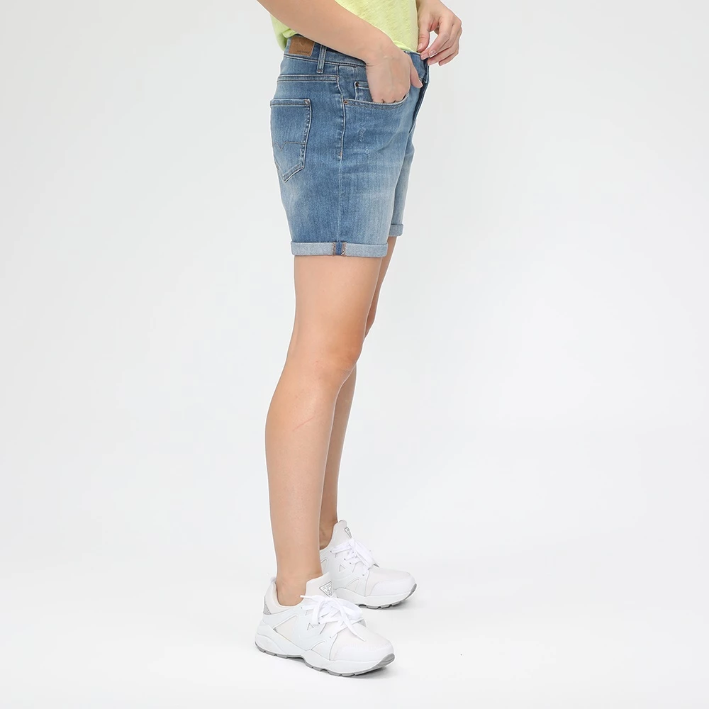 Γυναικεία Jean βερμούδα BOSS Hershey Shorts μπλε 2 Γυναικεία Jean βερμούδα BOSS Hershey Shorts μπλε - Image 2